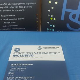 stampa Braille - mappa tattile - targa Braille Targa Braille