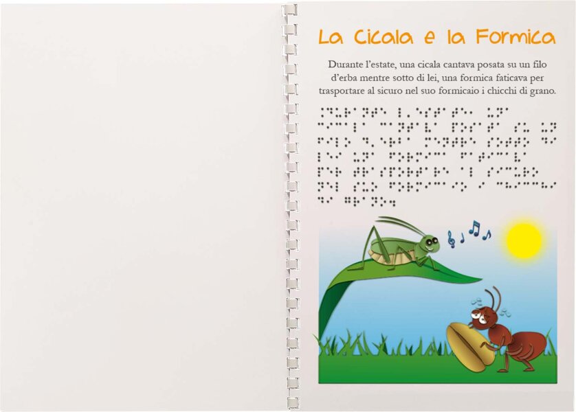 stampa Braille - libri tattili - libri Braille