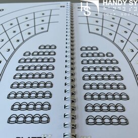 stampa Braille - mappa tattile - targa Braille brochure con immagini a rilievo tattile