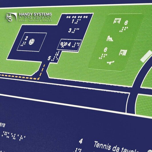 Mappa tattile - dettaglio
