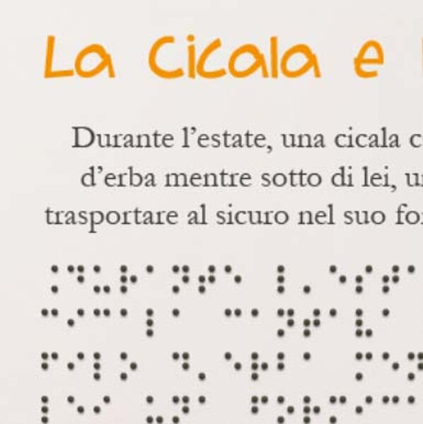 stampa Braille - libri tattili - libri Braille