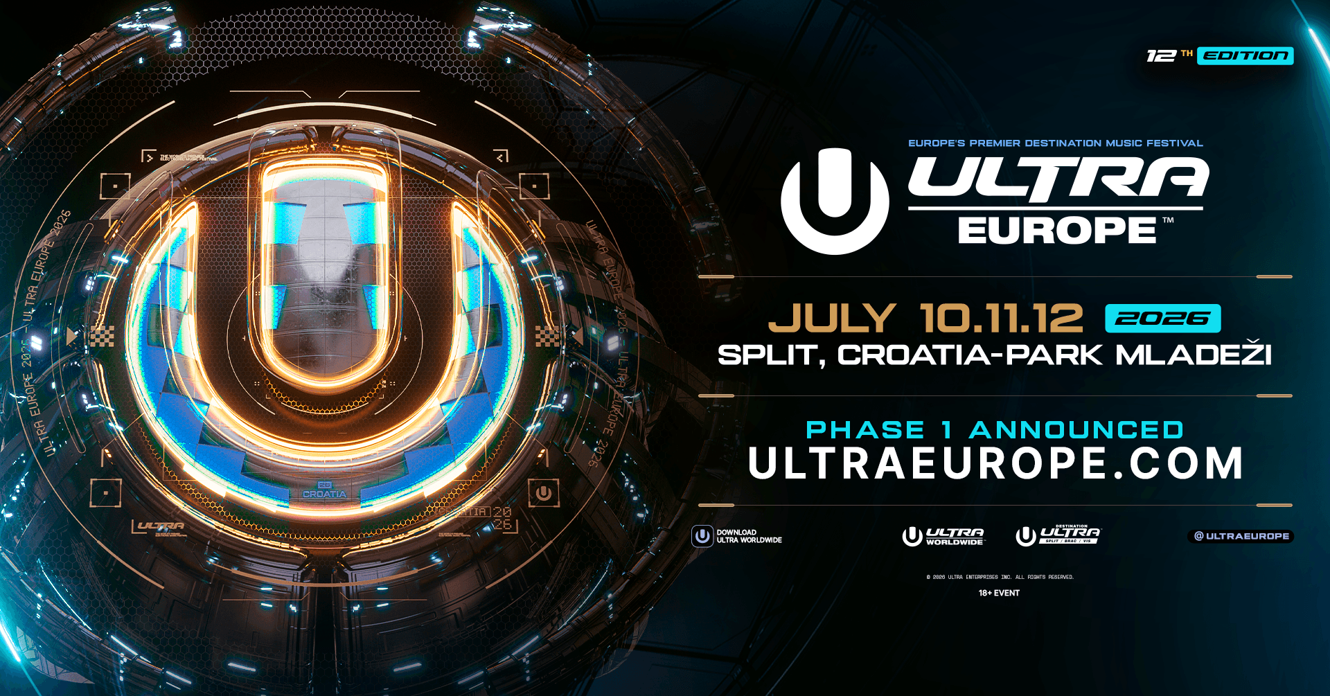 Ultra Europe 2026: Calvin Harris e Martin Garrix guidano la lineup di Spalato