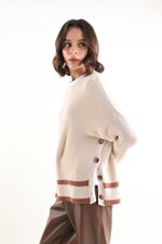 mys-maglia-beige-righe-e-bottoni-tg-u