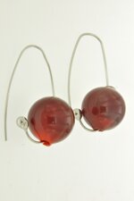 orecchini-pallina-rosso-pasta