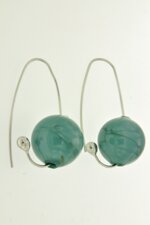 orecchini-pallina-verde-petrolio