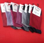 calza-corta-donna-caldo-cotone-fantasia