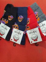 calza-corta-donna-caldo-cotone-fantasia