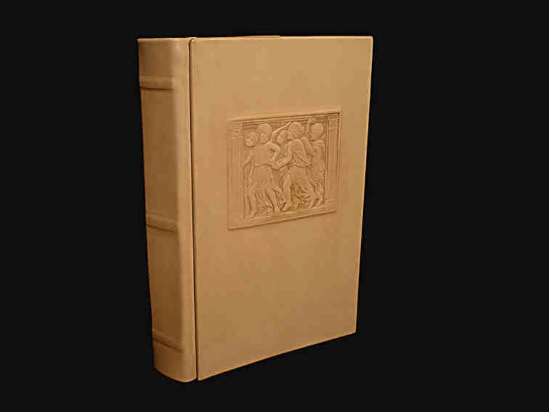 Dorso del portafoto colore miele soggetto Angeli che Ballano