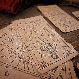 Hand made Tarot Each card is ink-pressed and die-cut