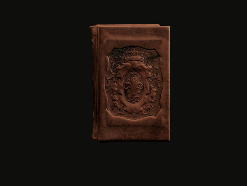 Quaderno visto in piedi con particolare del Gilio di Firenze