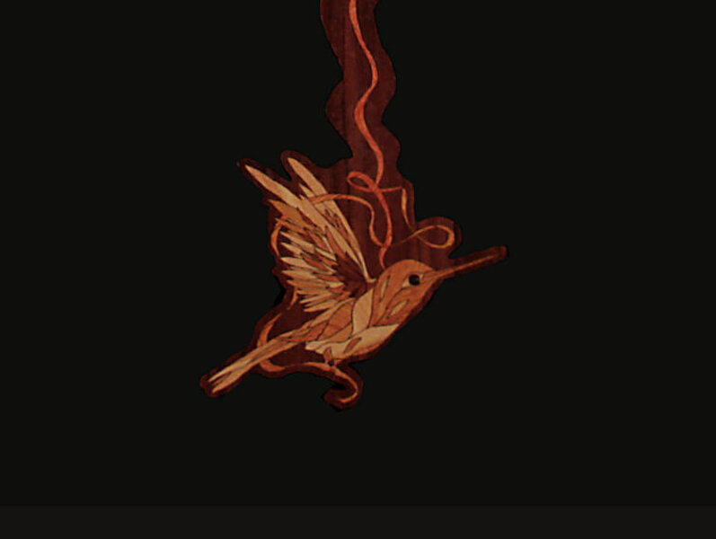 Ripresa ravvicinata della pendola dell?orologio colibr�