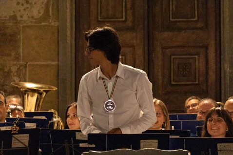 Tommaso Giannoni con la filarmonica Verdi di Quarrata Tommaso Giannoni con la filarmonica Verdi di Quarrata