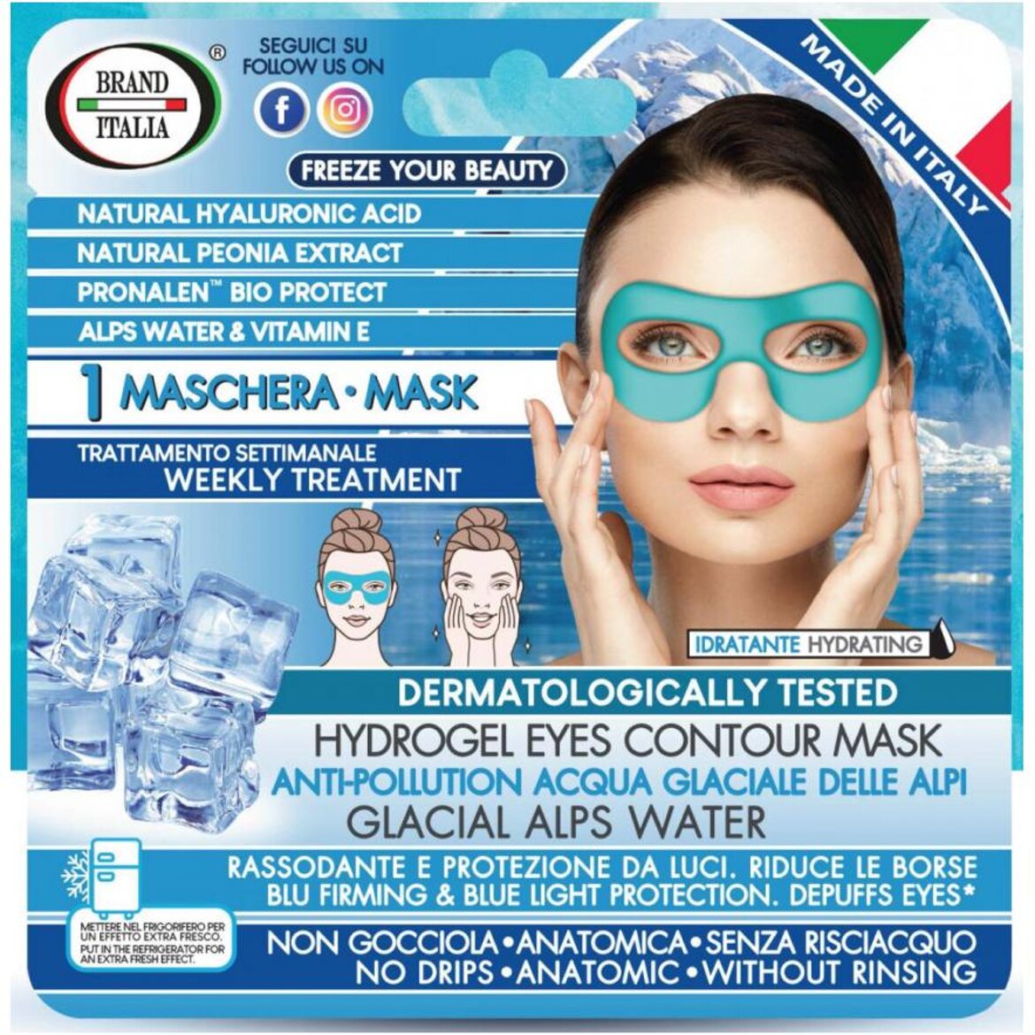 Maschera contorno occhi Hydrogel