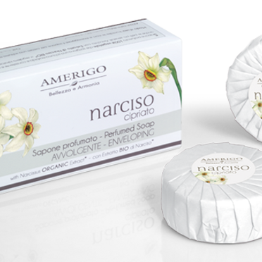 Amerigo sapone Narciso Amerigo cosmetica naturale profumo narciso