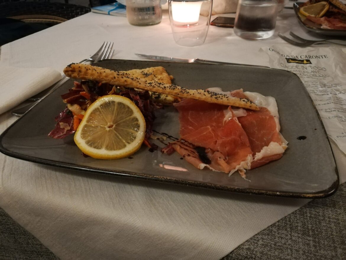 A piedi nudi... a stomaco vuoto... antipasto