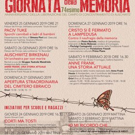 Correggio (Fe), 25 gennaio 2019 Giornata della Memoria, Biblioteca G. Einaudi