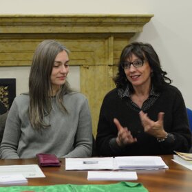 Vicenza, 31.01.18 Simona dialoga con Valeria Mancini, per la Giornata della Memoria, Porrajmos 1938-2018 Vicenza, 31.01.18 Simona dialoga con Valeria Mancini, per la Giornata della Memoria, Porrajmos 1938-2018