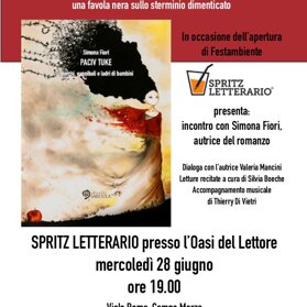 Oasi del Lettore, Vicenza, 22 settembre 2017 Ospiti di Spritz Letterario, per il lancio dello spettacolo teatrale
