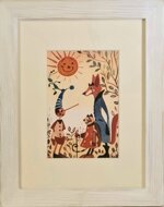 pinocchio-e-il-gatto-e-la-volpe-con-cornice