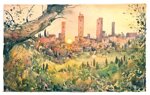 panorama-di-sangimignano-con-tramonto