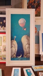 il-re-che-pescava-la-luna-con-cornice