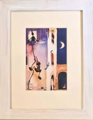 pinocchio-al-chiaro-di-luna-con-cornice