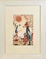 pinocchio-e-il-gatto-e-la-volpe-con-cornice