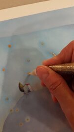 la-donnina-che-raccoglie-le-stelle-cadenti-con-cornice-the-lady-e-collects-falling-stars-with-fram