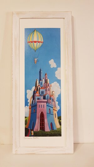 lamore-arriva-in-mongolfiera-con-cornice-love-in-the-balloon-with-frame