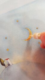 la-donnina-che-raccoglie-le-stelle-cadenti-con-cornice-the-lady-e-collects-falling-stars-with-fram