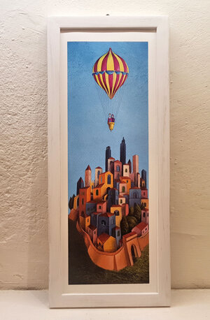 mongolfiera-a-san-gimignano-con-cornice-hot-air-balloon-in-san-gimignano-with-frame