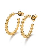 lamu-orecchini-cerchi-con-piccole-sfere-in-acciaio-inox-oro