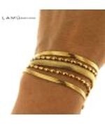 lamubracciale-multifilo-con-catena-ovale-in-acciaio-inox-18k-riferimento-la00027