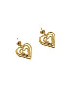 orecchini-con-pendente-multi-cuore-martellato-in-acciaio-inox-placcato-oro-18k