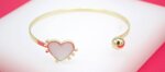 mia-jelwery-bracciale-rigido-con-cuore-smaltato-oro-18c