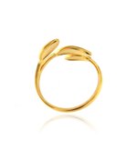 lamu-anello-a-tre-foglie-regolabile-in-acciaio-inox-oro-18-k