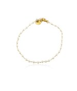 lamu-bracciale-catena-in-acciaio-inox-oro-e-perline-bianche