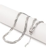 lamu-collana-tripla-catena-spina-di-pesce-intrecciata-in-acciaio-inox