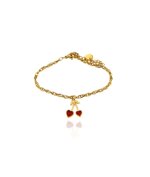 lamubracciale-con-pendente-ciliegie-in-acciaio-inox-placcato-oro-18k