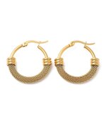 lamu-orecchini-cerchi-ovali-maglia-a-rete-acciaio-inox-oro-18k