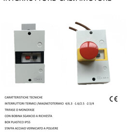 Interruttori salvamotore Made in Italy