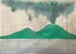 vesuvio-su-antica-cartina-napoli-verde