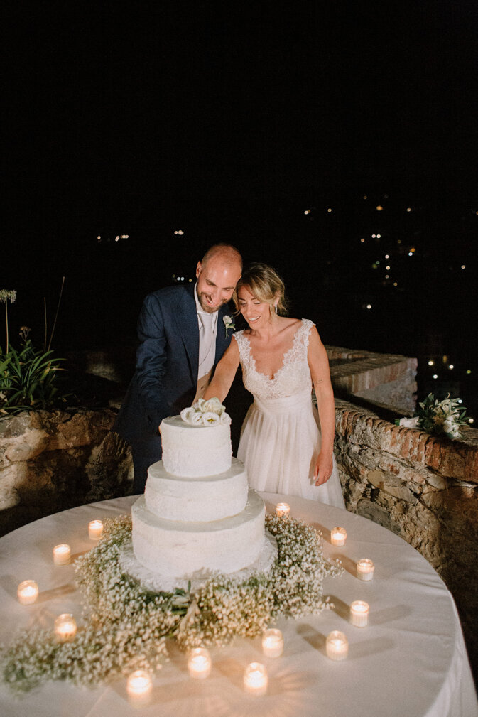 taglio torta matrimonio elegante portofino by night taglio torta matrimonio elegante portofino by night