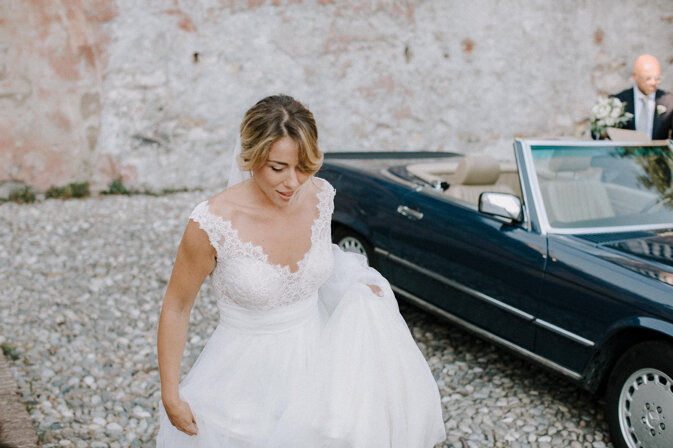 arrivo sposa alla cerimonia arrivo sposa alla cerimonia