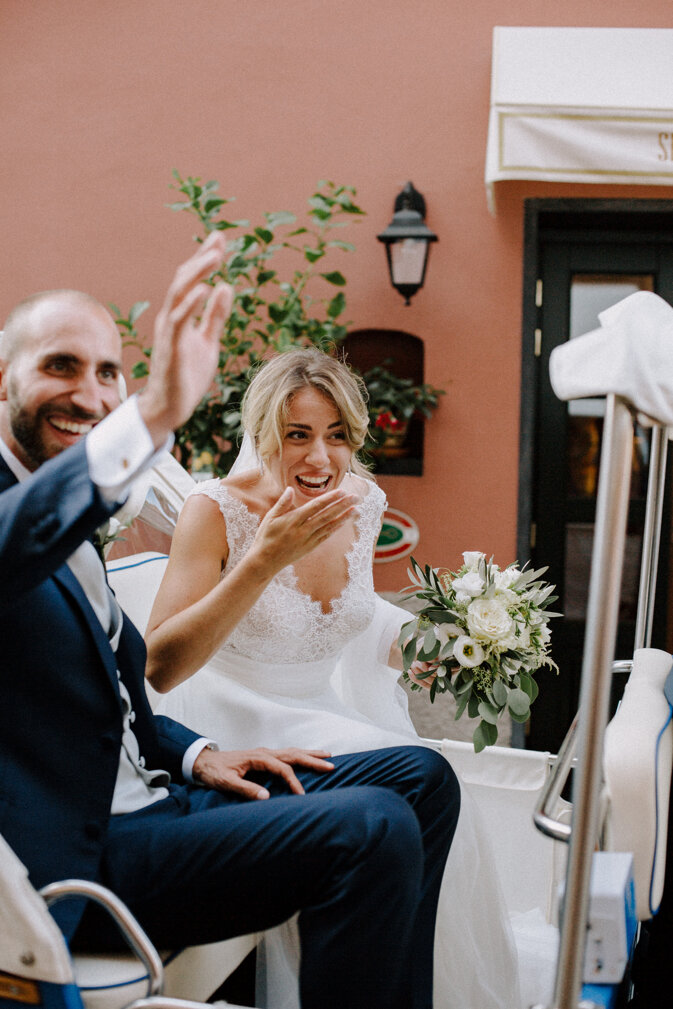sposi matrimonio elegante portofino saluti sposi matrimonio elegante portofino saluti