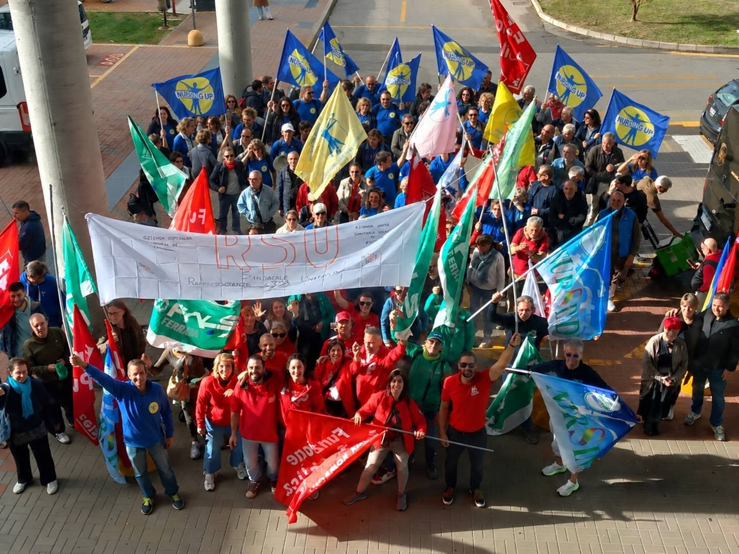 Sanitari in protesta a Ferrara: ora servono risposte