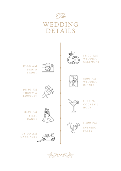white minimal wedding timeline planner (5)