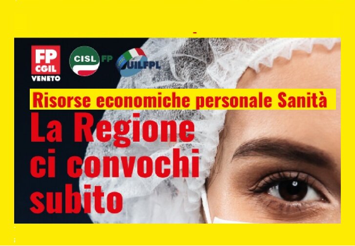 Covid 19 - Risorse per sanità e e sociosanitario. La regione Veneto ci convochi subito