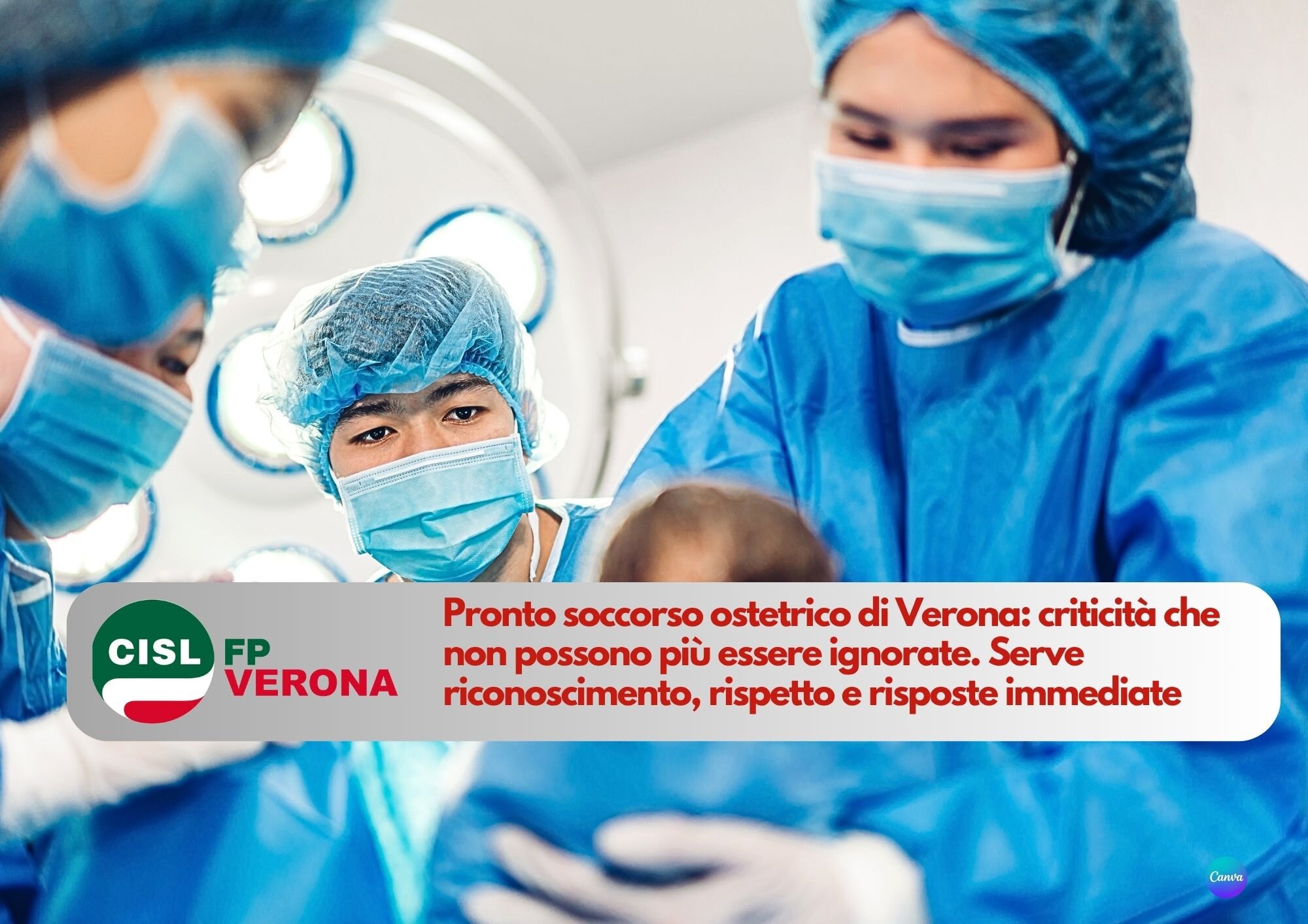 CISL FP Verona. Pronto soccorso ostetrico di Verona: criticit&agrave; che non possono pi&ugrave; essere ignorate.