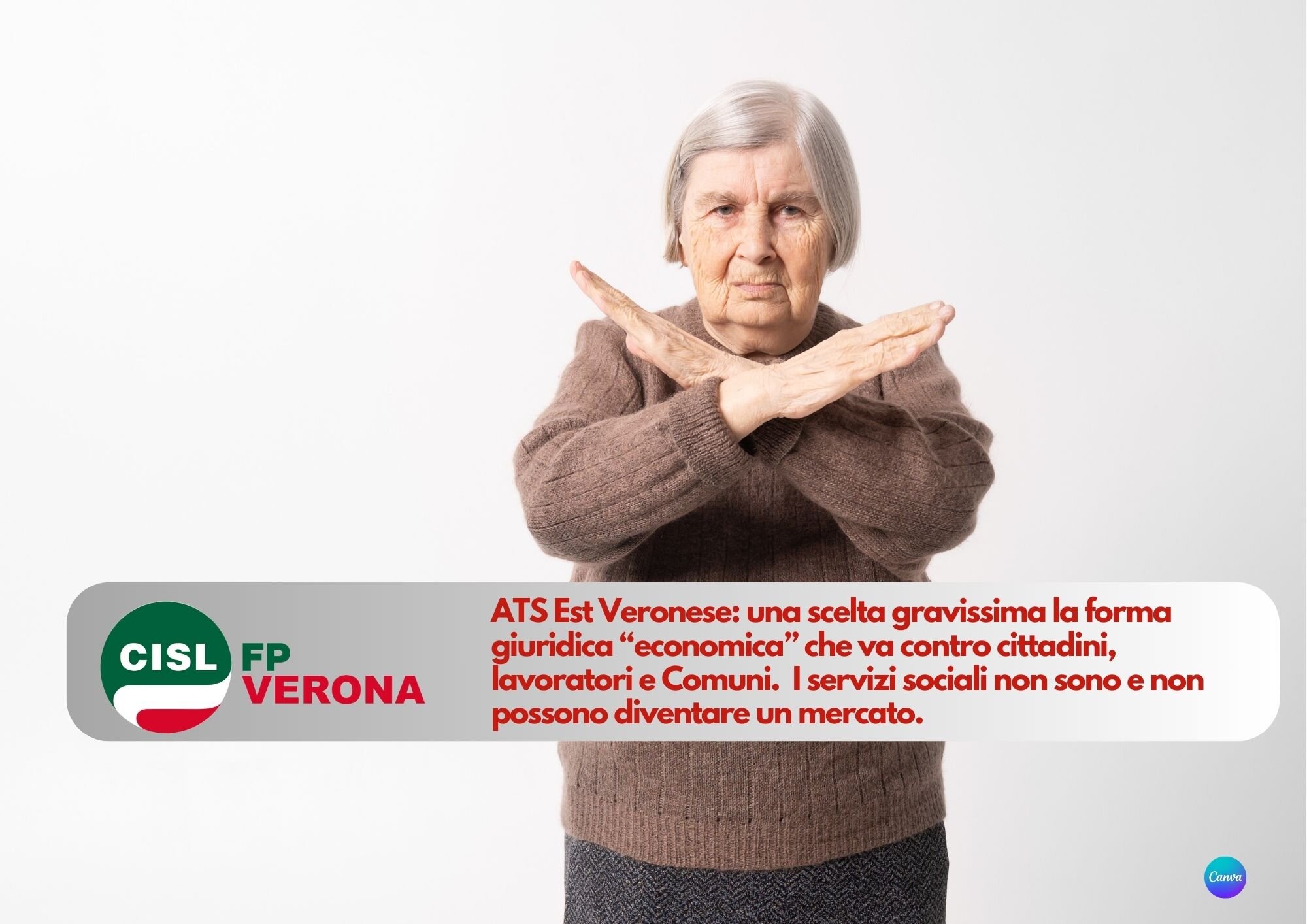 CISL FP Verona. ATS Est Veronese: una scelta gravissima contro cittadini, lavoratori e Comuni